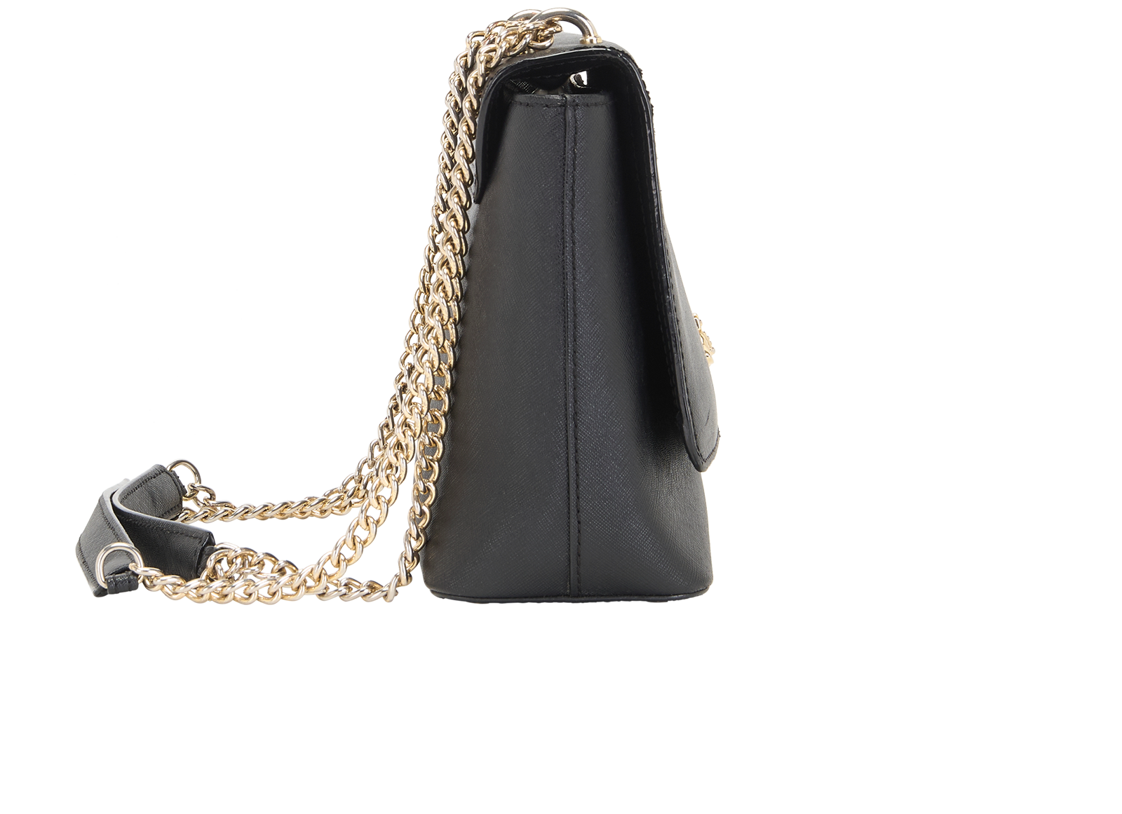 Balmoral, &pound;195, Handbags, Black, Leather, Side view